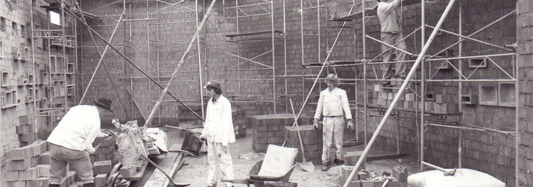 construction de la chapelle de Mormont
