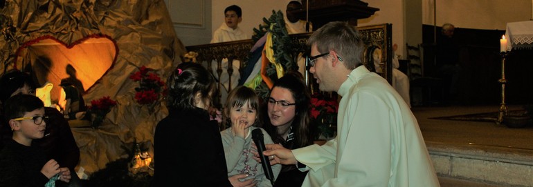 Messe de Noël des familles à Damphreux. 24déc17