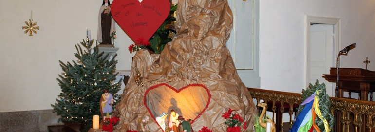 Messe de Noël des familles à Damphreux. 24déc17