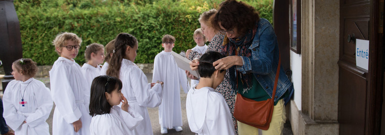 premières des communions à Glovelier