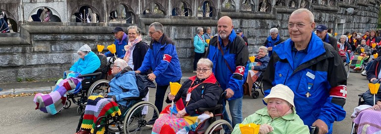 100ème pèlerinage interdiocésain de Suisse romande à Lourdes  