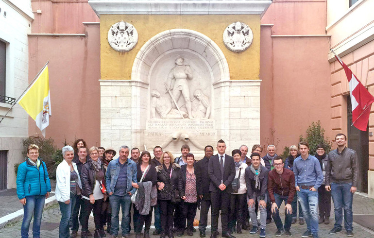 Visite vaticane avec un garde ajoulot