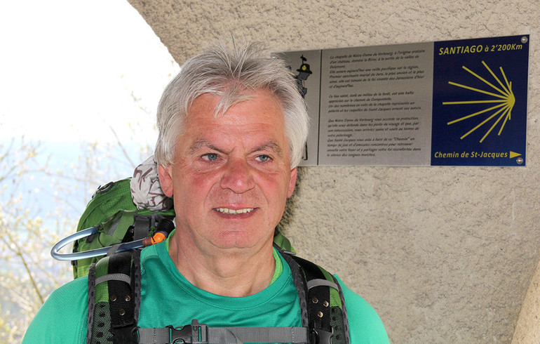 Gilles Berdat est parti à pied pour Compostelle
