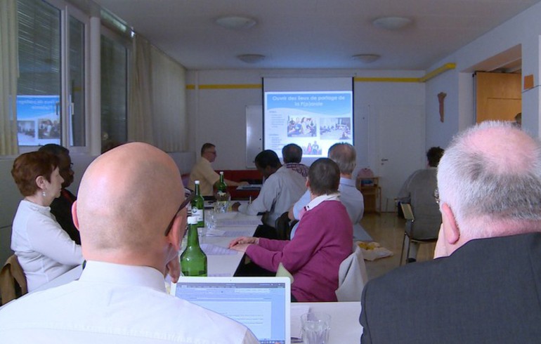 Visite pastorale de Mgr Denis Theurillat à Bienne