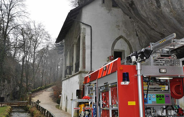 Incendie à la chapelle de Sainte-Vérène