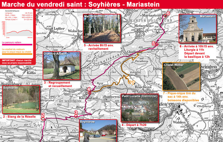 Marche du Vendredi saint à Mariastein