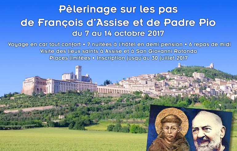 Sur les pas de François d'Assise et de Padre Pio