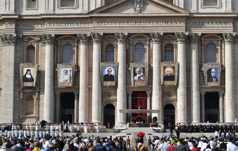 Canonisations: 