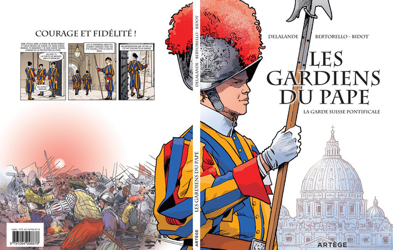 L'histoire de la garde suisse pontificale en BD