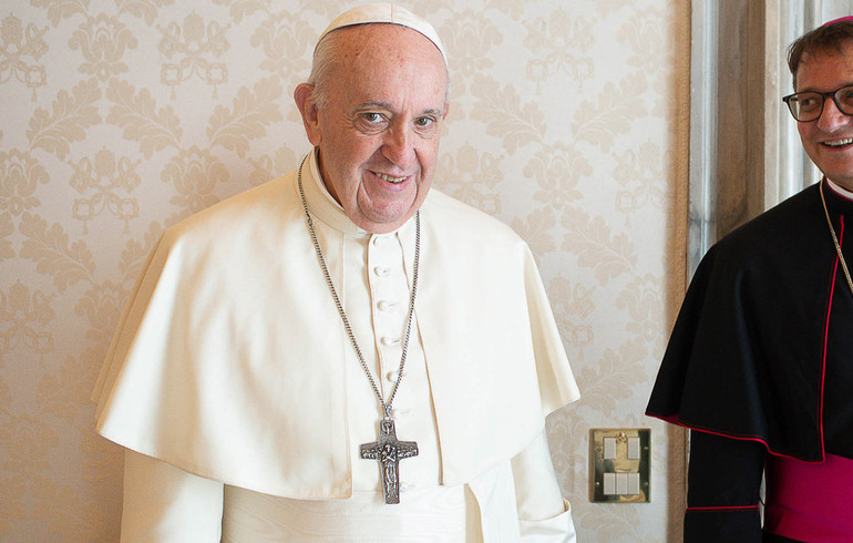 Mgr Felix Gmür reçu par le pape François