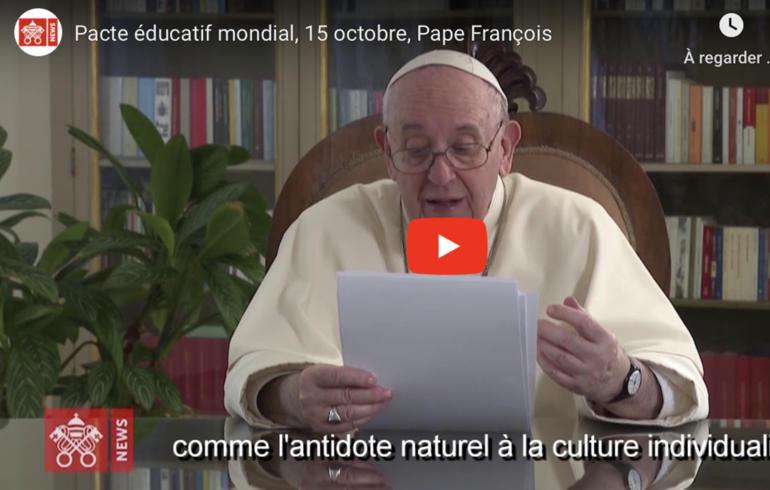 Le Pape propose un nouveau modèle éducatif mondial