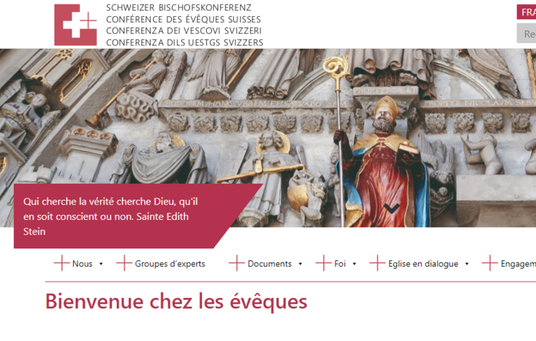 Nouveau site internet pour les évêques suisses