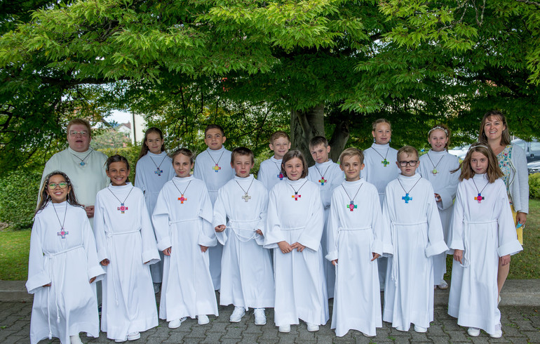 Première des communions à Bassecourt