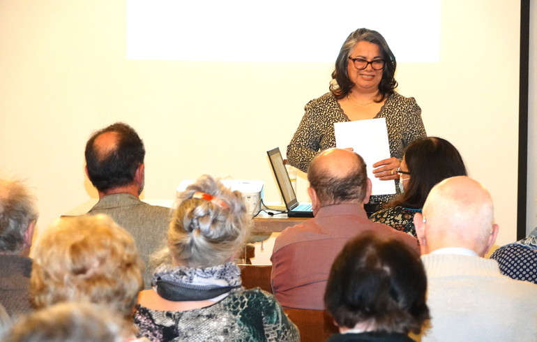 Conférence de Lusia, aumônière de l'armée