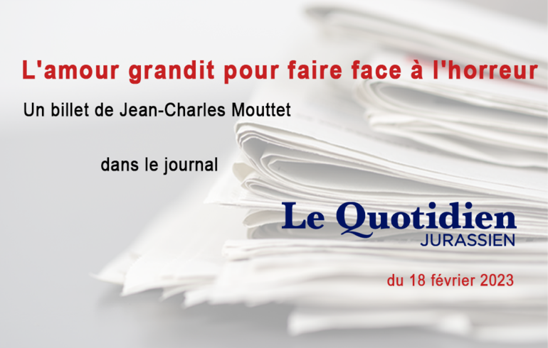 L'amour grandit pour faire face à l'horreur