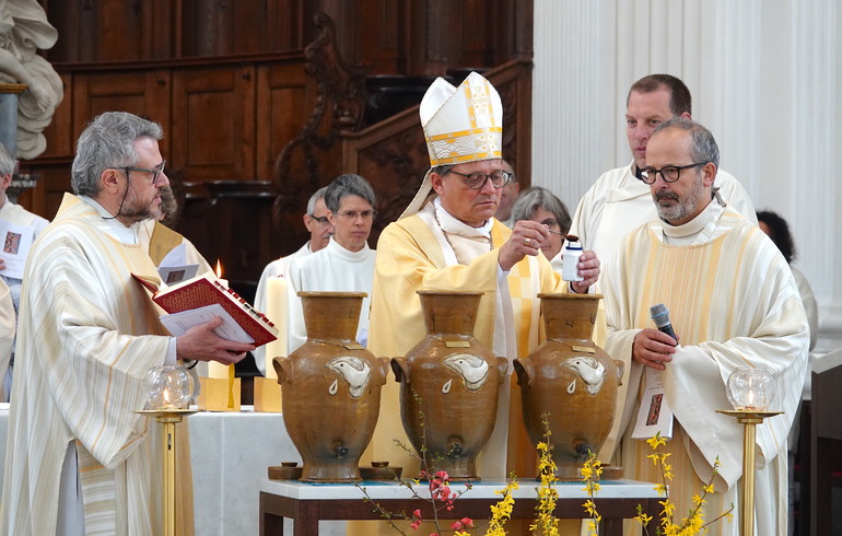 Messe chrismale à la cathédrale de Soleure