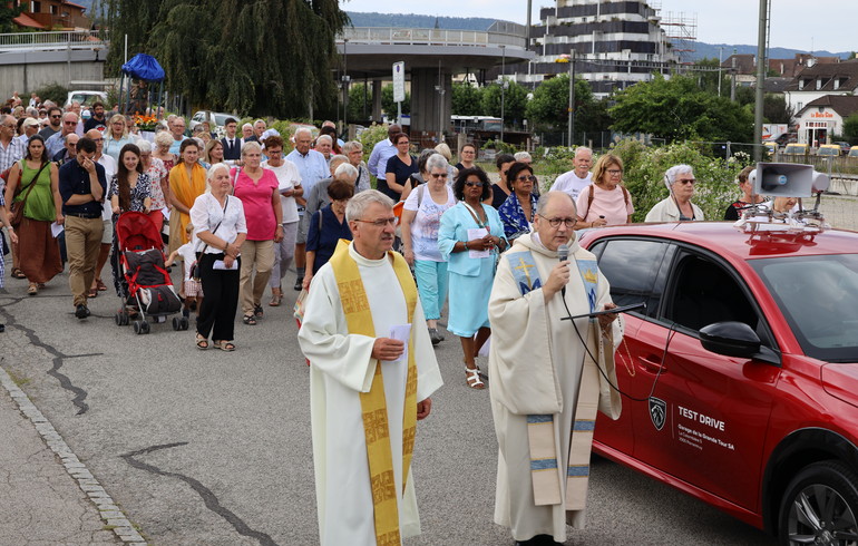 Célébration de l'Assomption dans le Jura pastoral