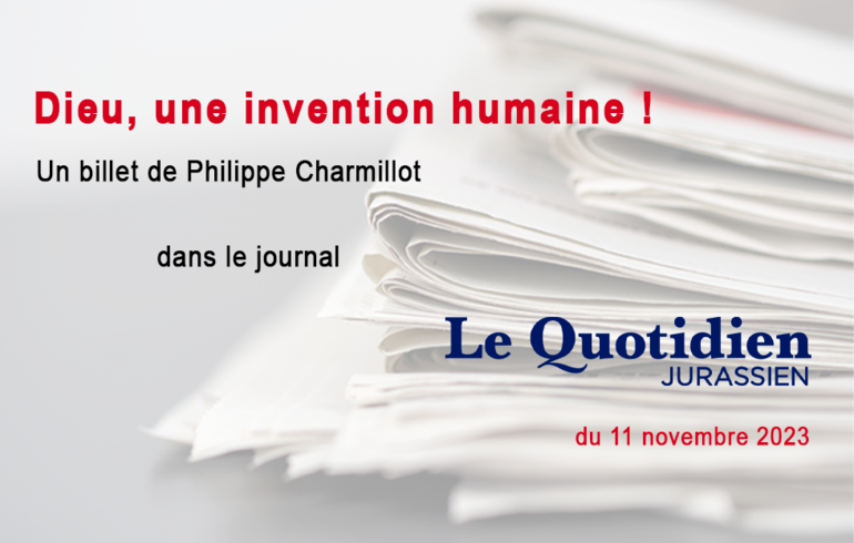 Dieu, une invention humaine !