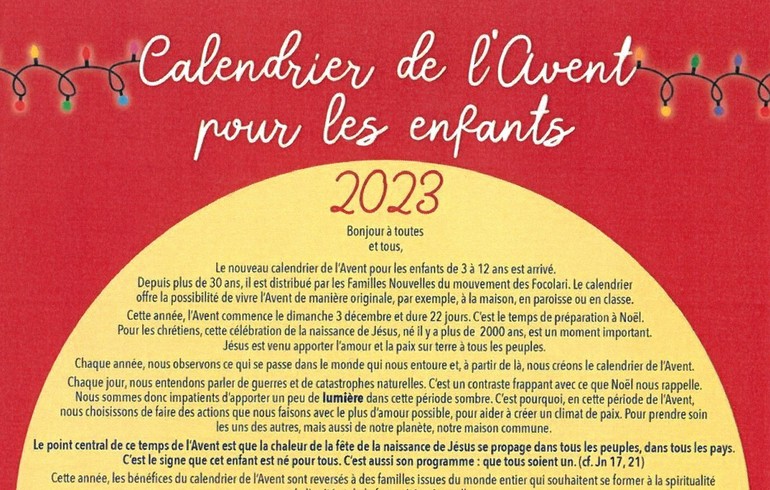 Calendrier de l'Avent