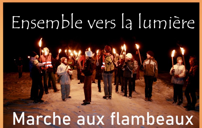 Marche aux flambeaux à Mettembert