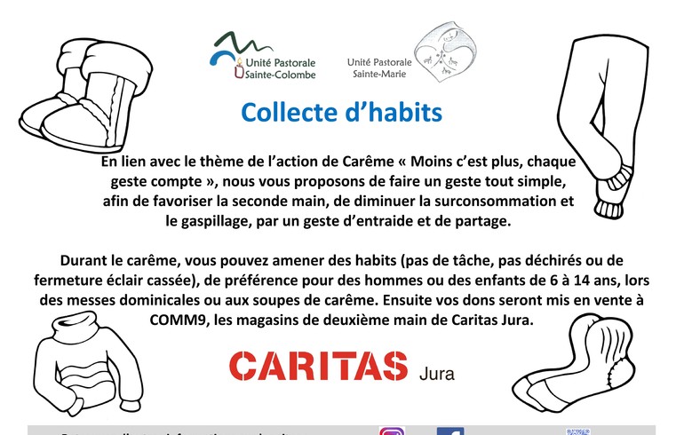 Collecte d'habits