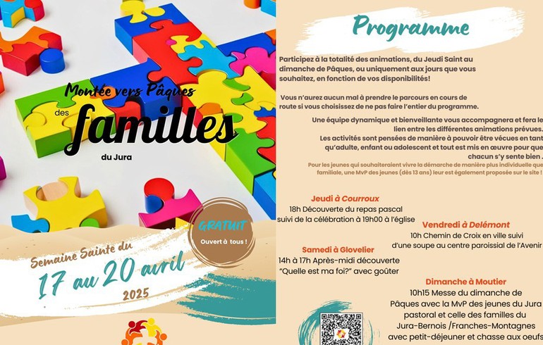 La Montée vers Pâques des familles du Jura
