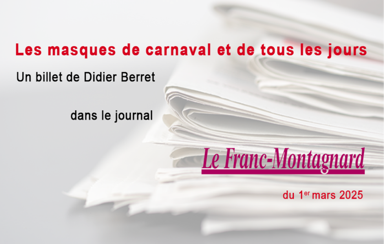 Les masques de carnaval et de tous les jours