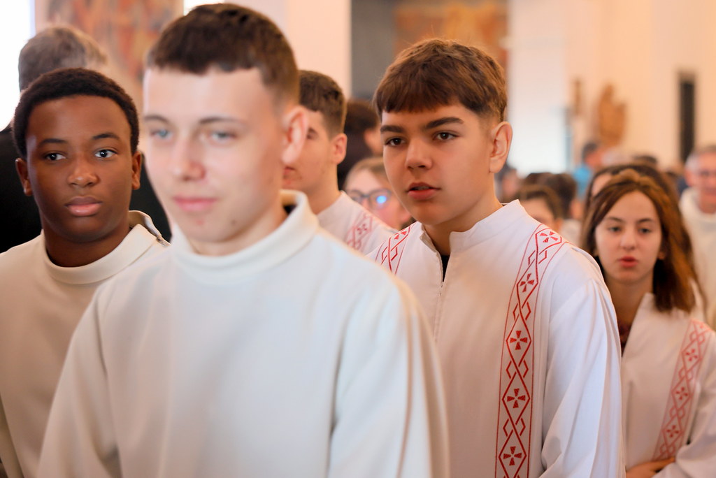 Groupe des servants de messe 