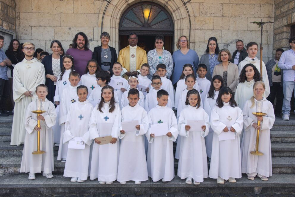 Première communion à Courfaivre
