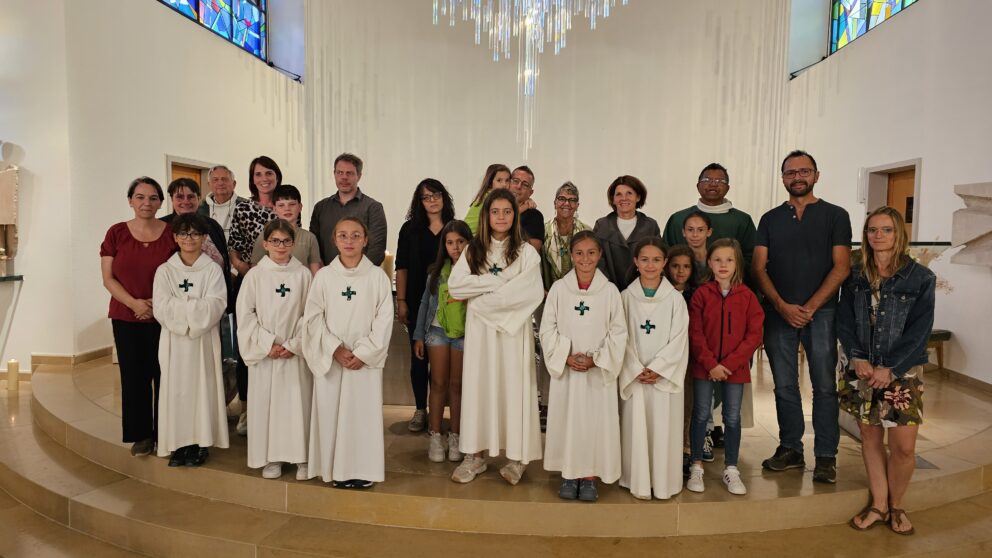 Accueil des servants de messe