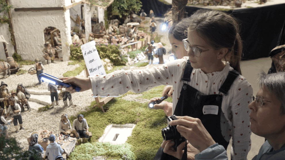 Crèche aux cinq sens. On inaugure la crèche !