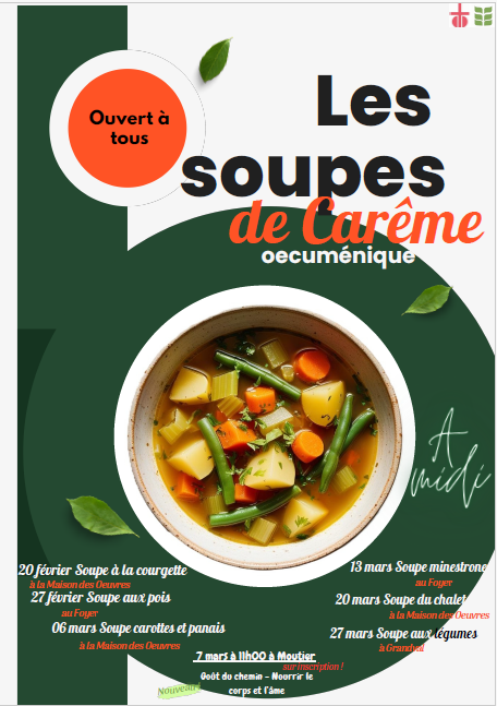 Soupes de Carême – Moutier et environs