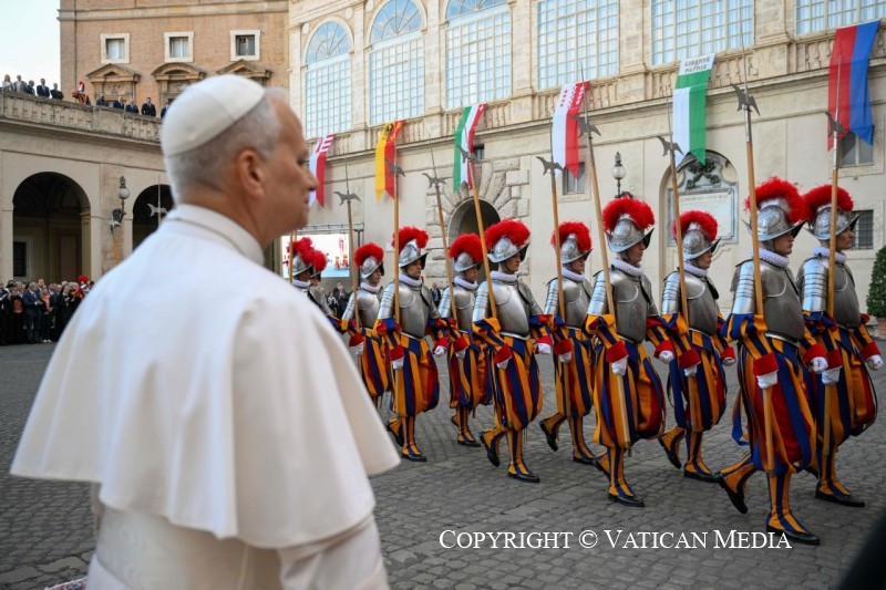 Départ de Monsieur Pierre Schaller pour la Garde Suisse Pontificale au Vatican