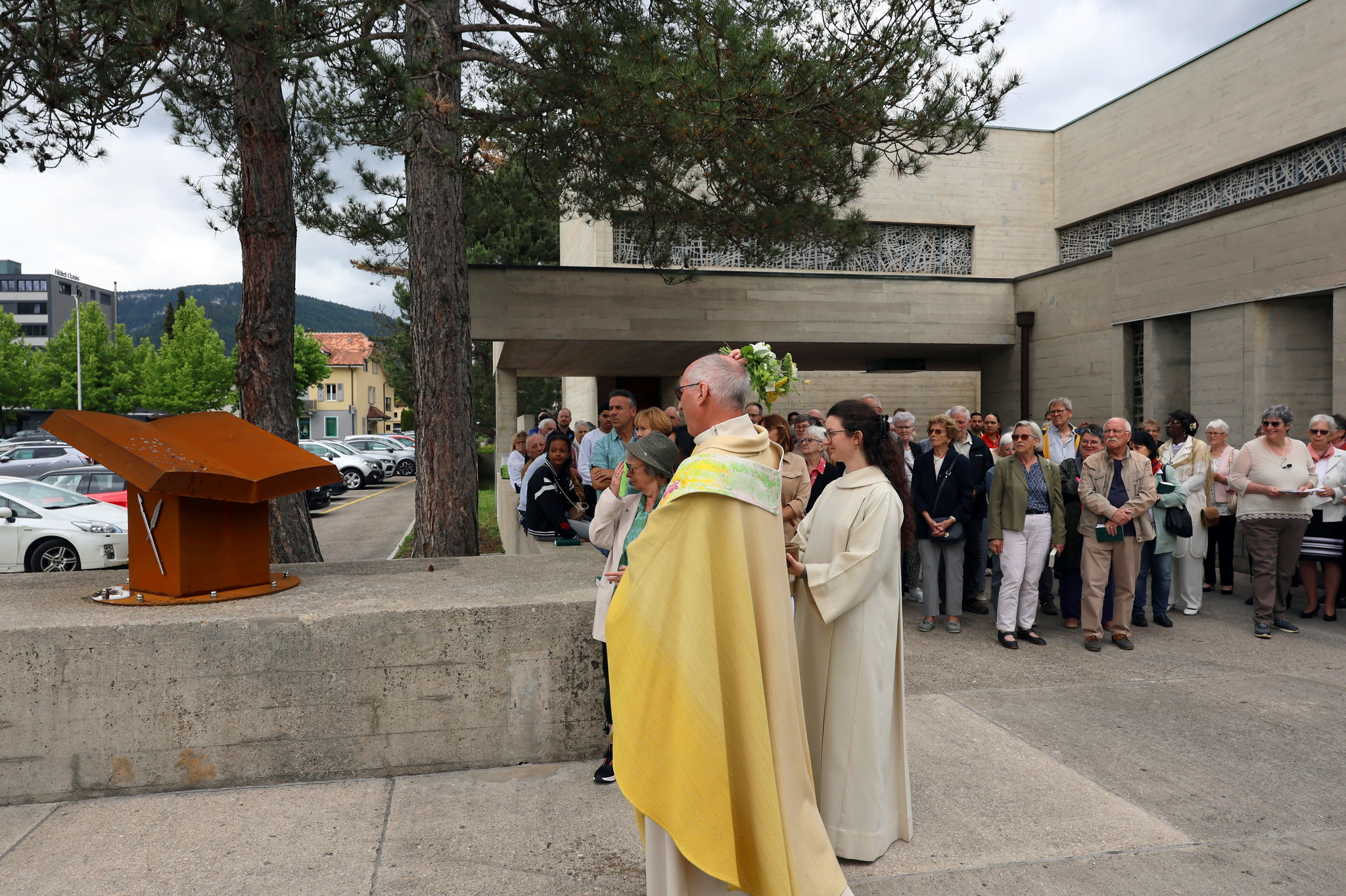 Première Fête-Dieu pour Moutier dans le canton du Jura