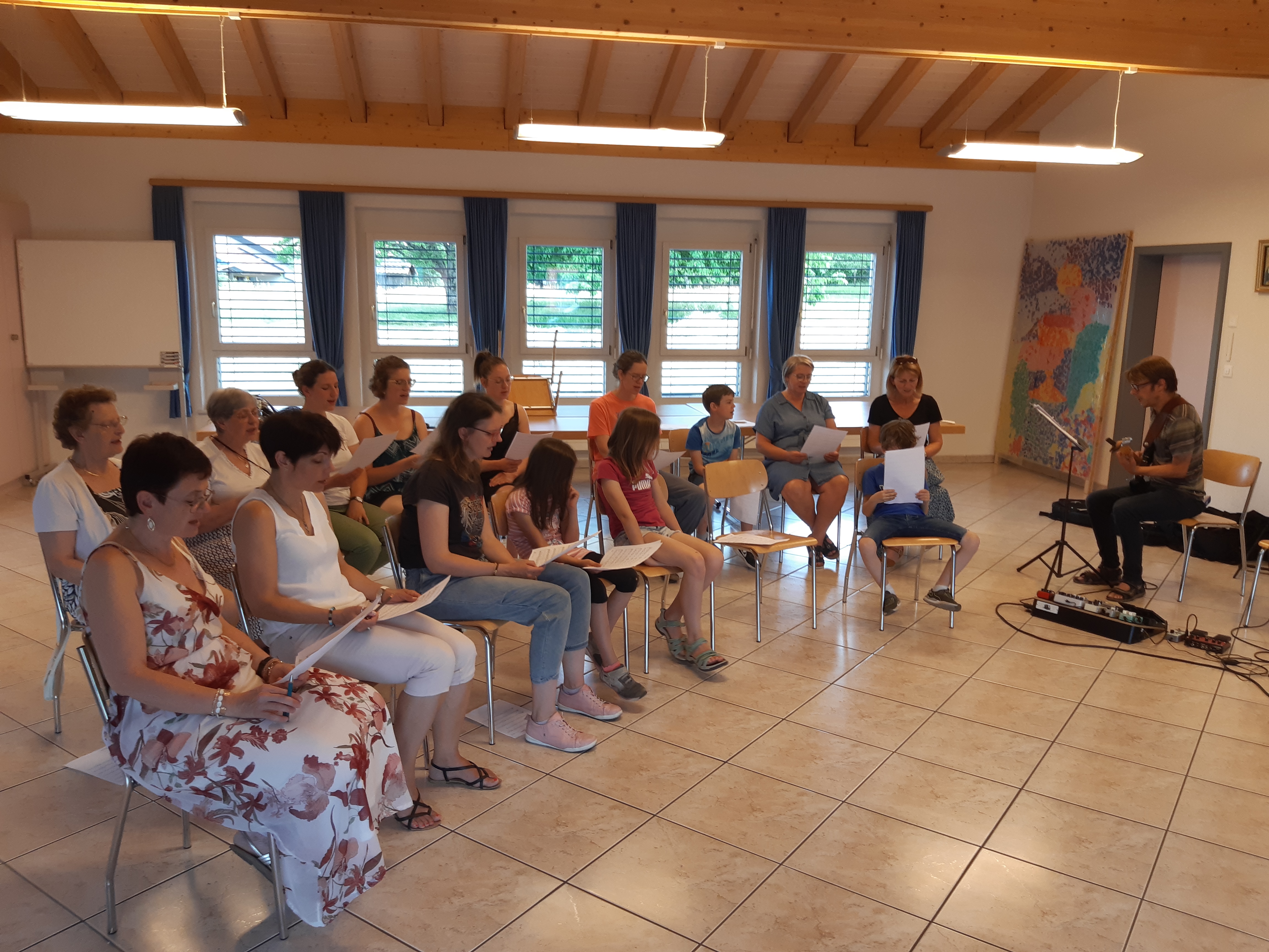 La chorale intergénérationnelle dans le journal !